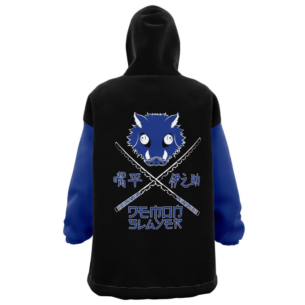 Oodie Oversized Blanket Hoodie back 13 - Demon Slayer Gifts