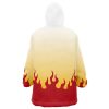 Oodie Oversized Blanket Hoodie back 14 - Demon Slayer Gifts