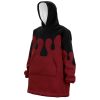 Oodie Oversized Blanket Hoodie front left 1 - Demon Slayer Gifts