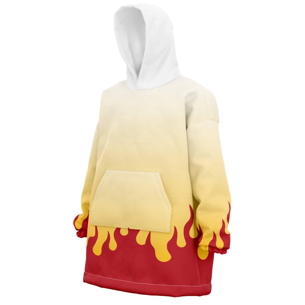 Oodie Oversized Blanket Hoodie front left 14 - Demon Slayer Gifts