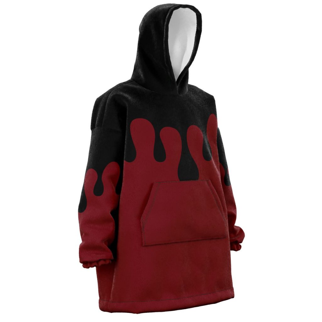 Oodie Oversized Blanket Hoodie front right 1 - Demon Slayer Gifts