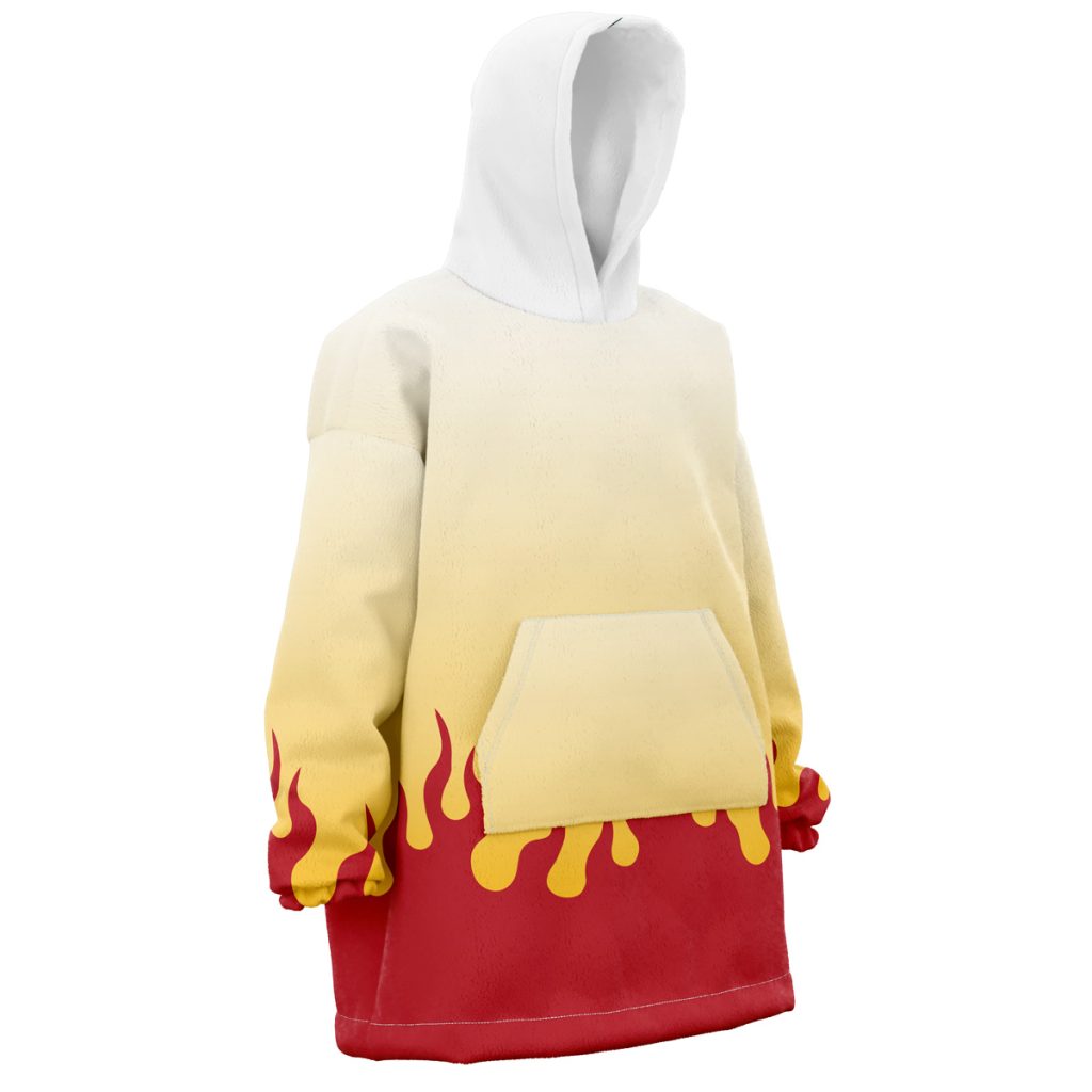 Oodie Oversized Blanket Hoodie front right 14 - Demon Slayer Gifts