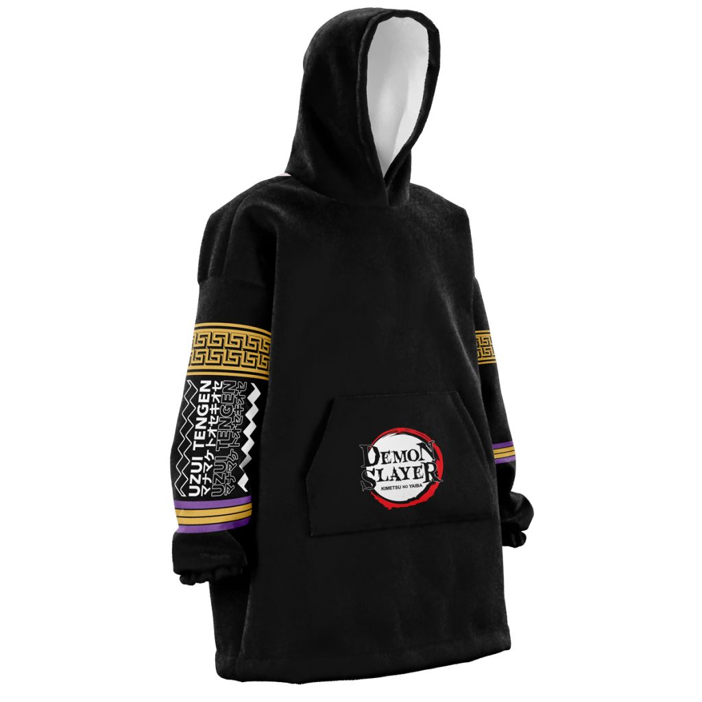 Snug Oversized Blanket Hoodie front right 26 - Demon Slayer Gifts