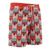 hanafuda Hawaiian Swim Trunks Board Shorts side Knot - Demon Slayer Gifts