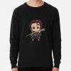 ssrcolightweight sweatshirtmensblack lightweight raglan sweatshirtfrontsquare productx1000 bgf8f8f8 4 - Demon Slayer Gifts