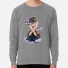 ssrcolightweight sweatshirtmensheather grey lightweight raglan sweatshirtfrontsquare productx1000 bgf8f8f8 - Demon Slayer Gifts