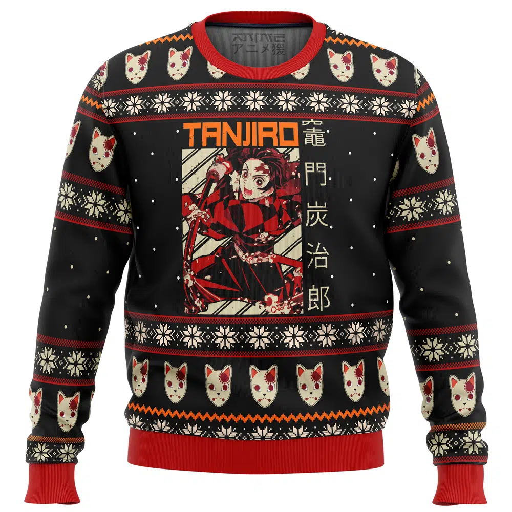 35618 men sweatshirt front 48 - Demon Slayer Gifts