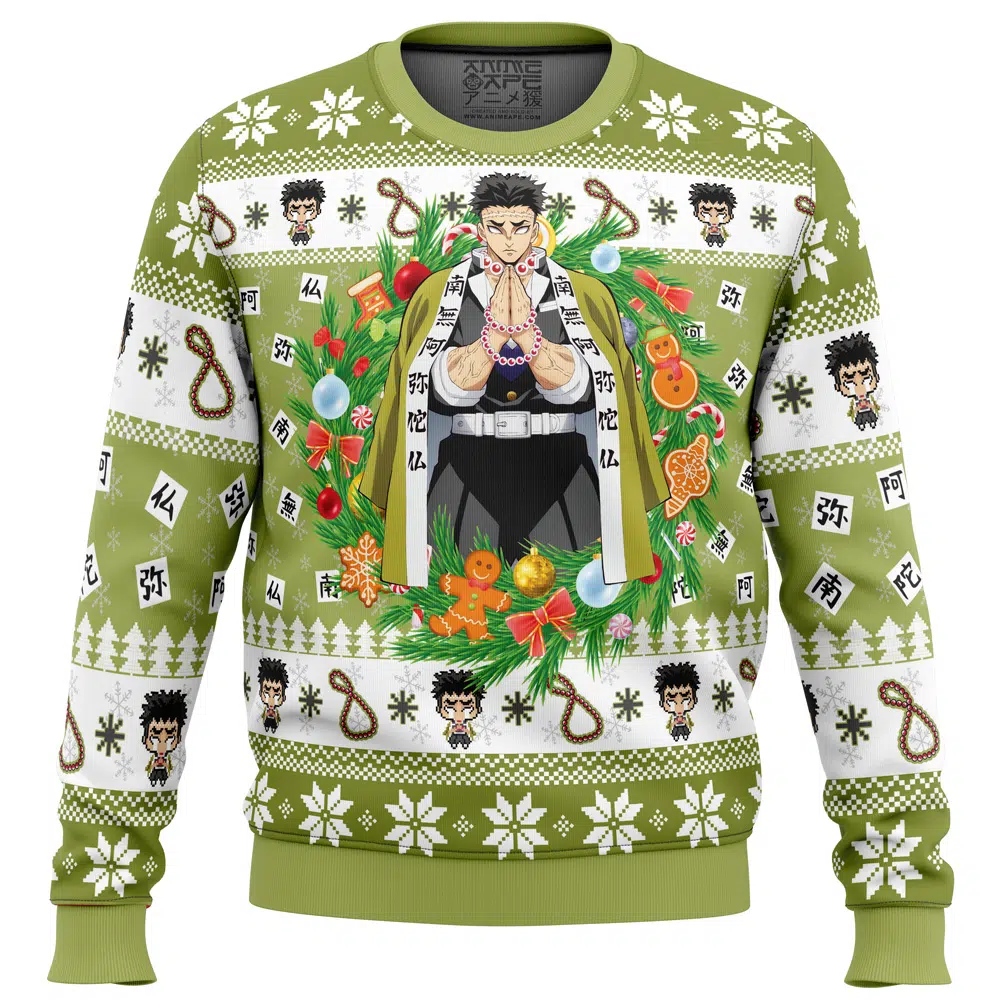 Christmas Himejema Demon Slayer men sweatshirt FRONT mockup - Demon Slayer Gifts